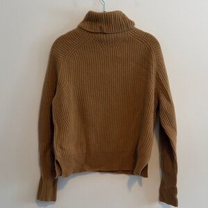 NWOT Unsubscribed 100% Cashmere Elegant Tan Turtleneck Sweater
